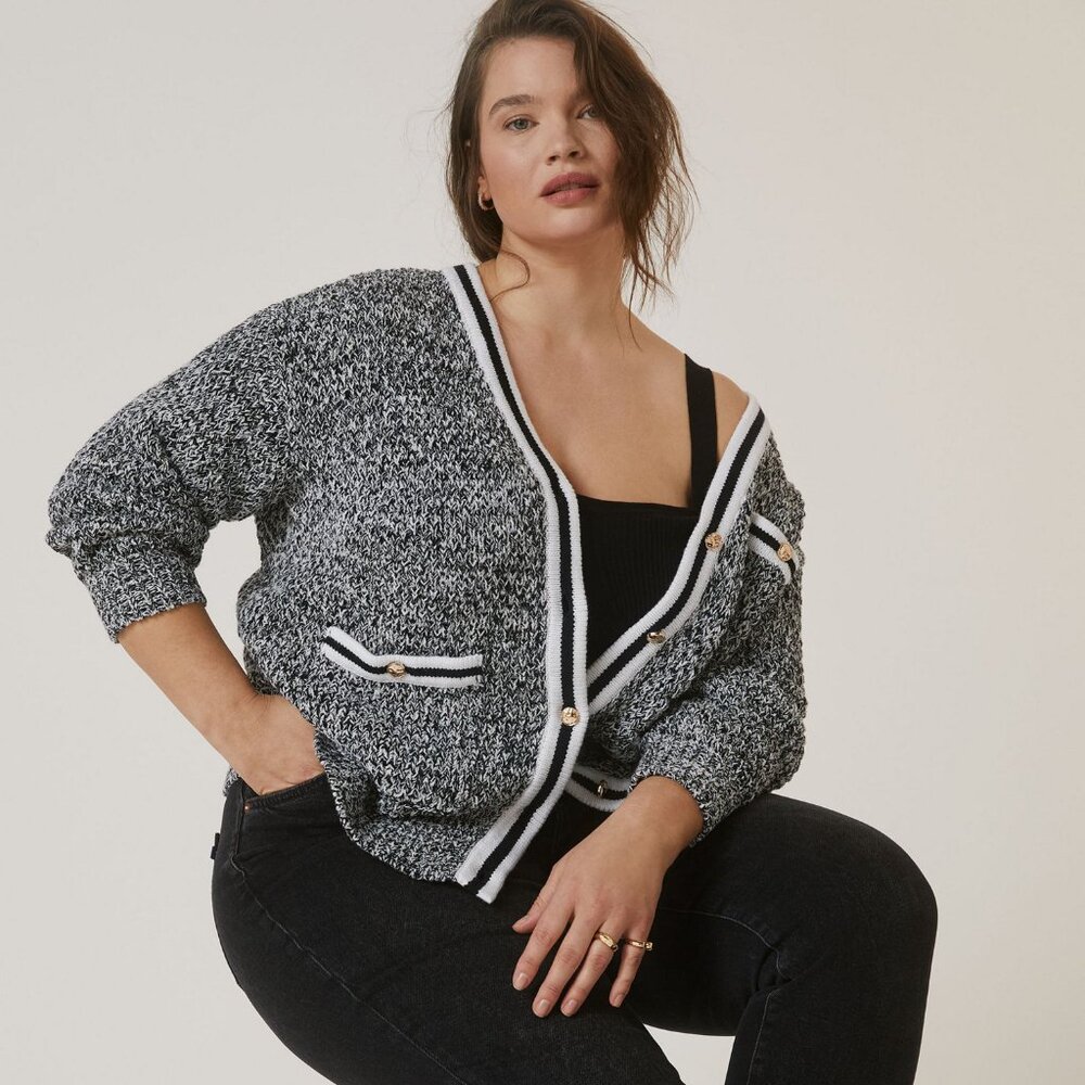 Maeve Tweed Boyfriend Cardigan - M - Anthropologie - Picture 5 of 13